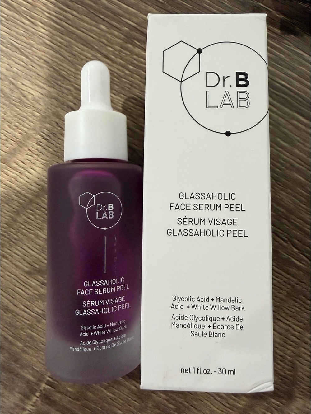 Dr. Brandt Dr. B Lab Glassaholic Face Serum Peel 30 ml NEW